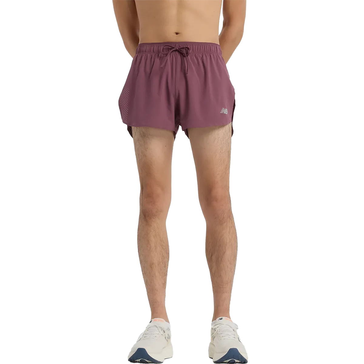 High-End Material Mid Waist Men's RC 3" Split Short