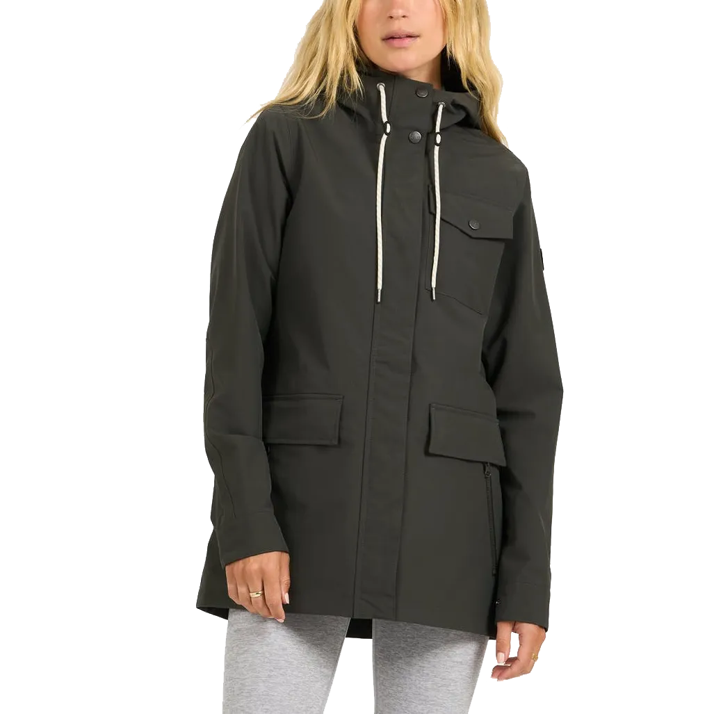 HybridLayerCompatibility Reinforced Elbow Padding Women's Palisades Rain Jacket