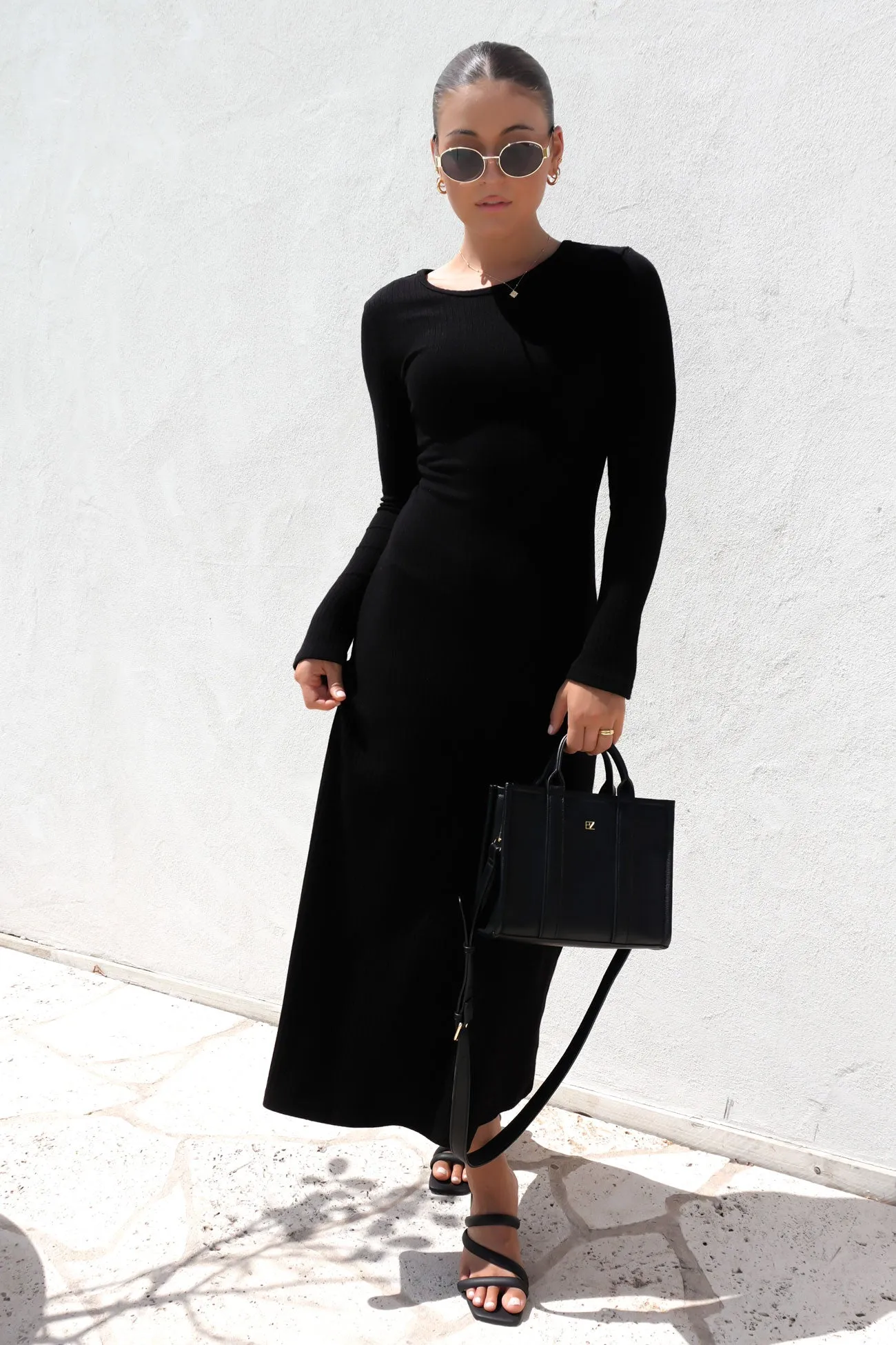 Miles Maxi Dress Black Runway-Ready