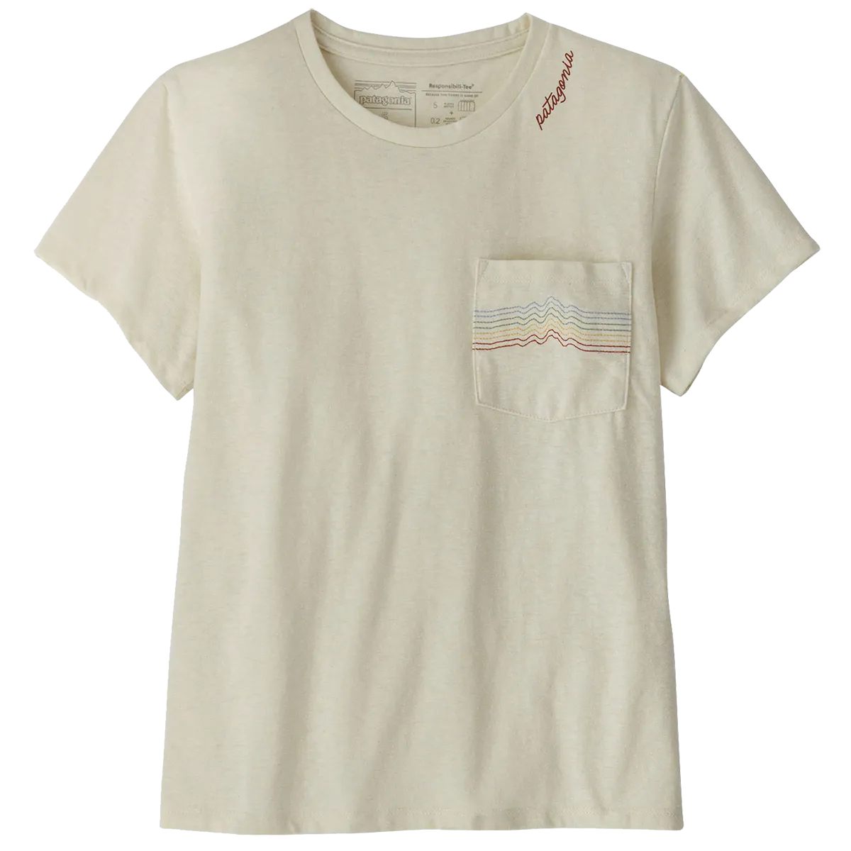 Women's Ridge Rise Stripe Pocket Responsibili-T Daily Style Fashion and Comfort
