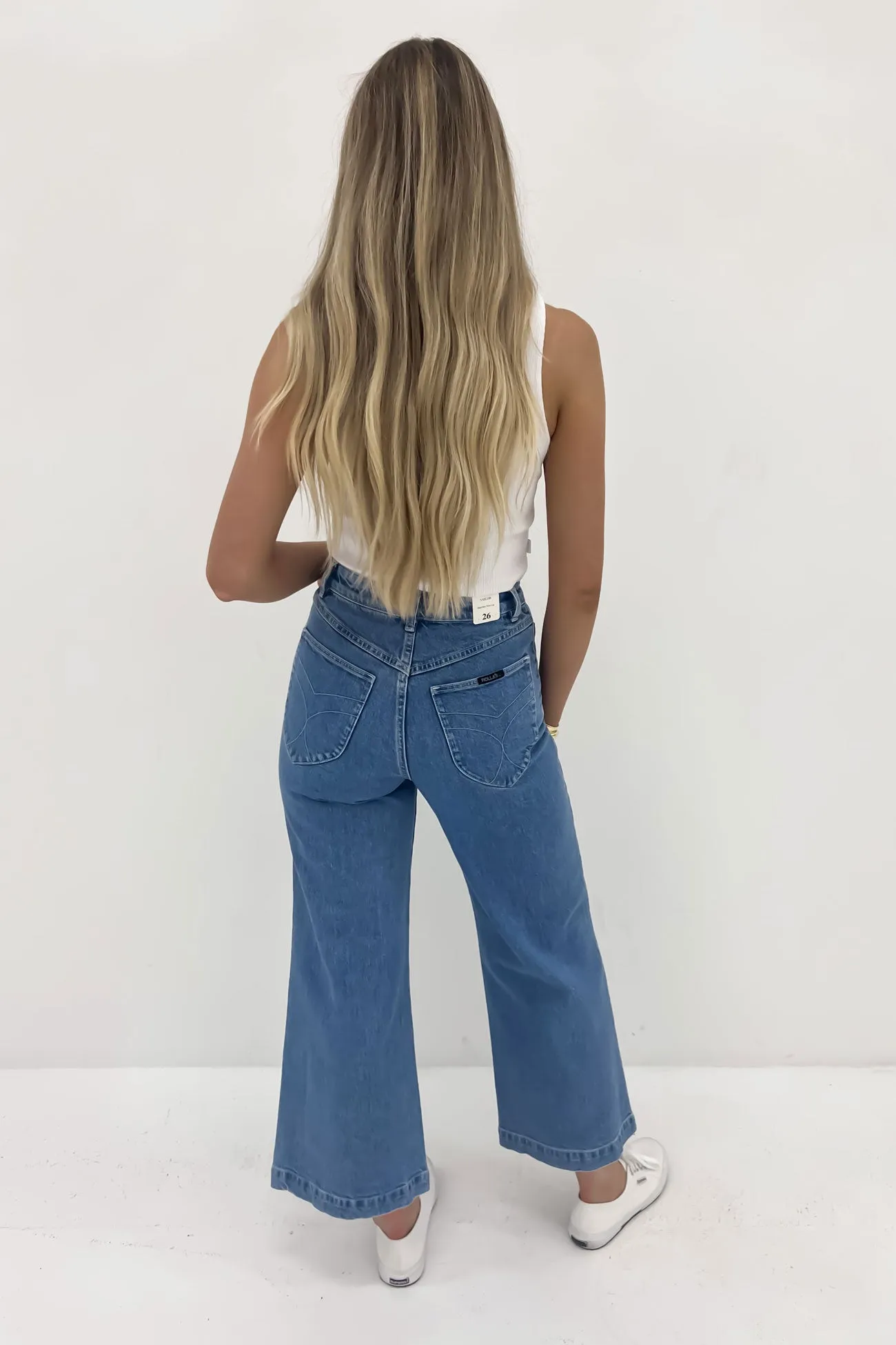 Creative Look Work Ready Lightweight Function Ready Sailor Jean Lily Blue