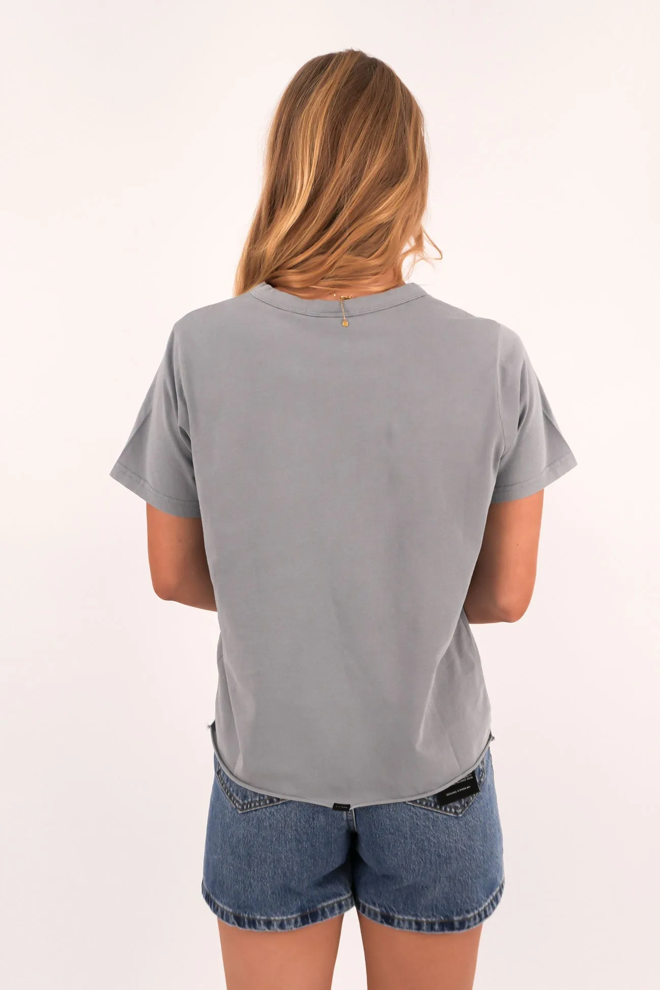 Basic Layering UV Protective Fabric Minimal Thrills Relaxed Tee Smog