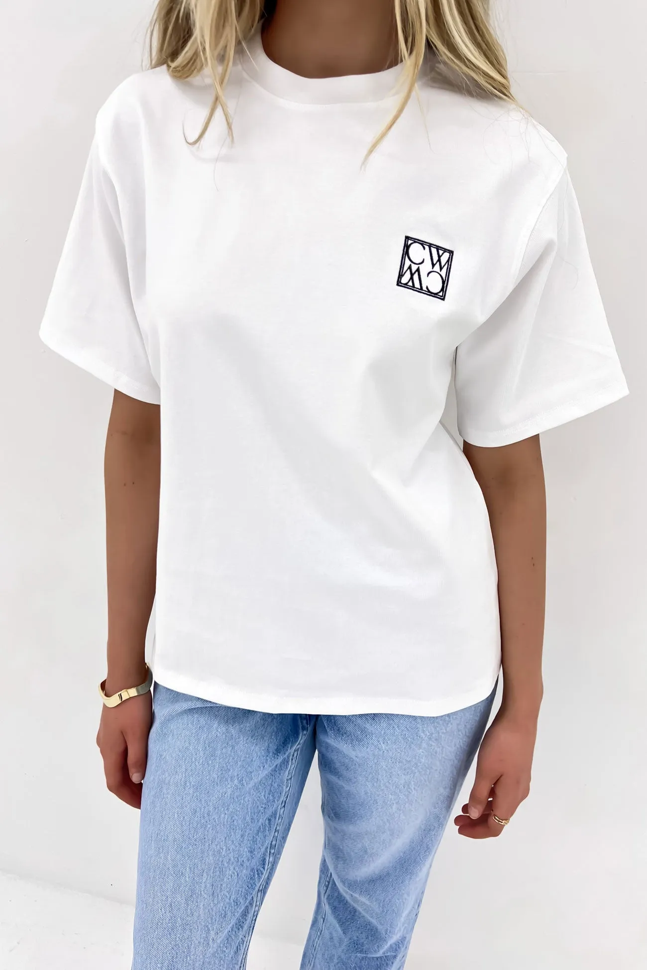 Comfy Layer Sadie Tee White