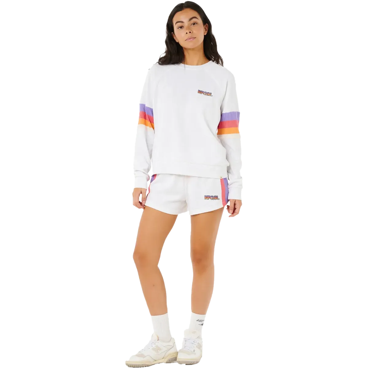 SoftTouchFinish ReinforcedHem Women's Las Dalias Raglan Crew