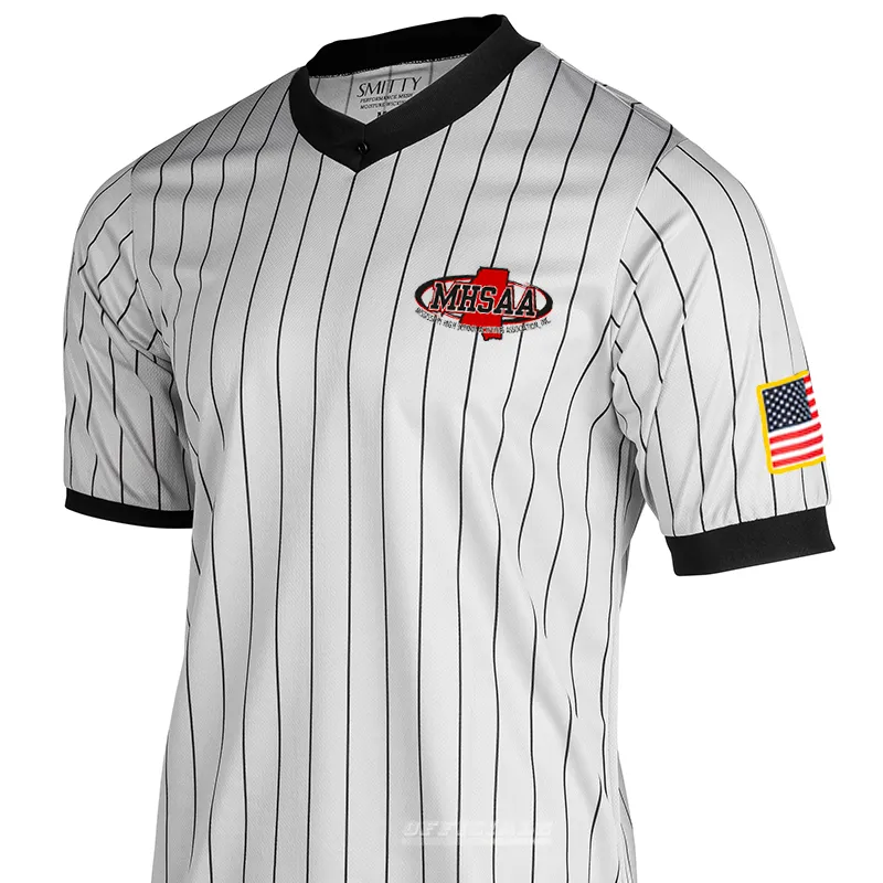 vacation wear Stretch Material Mississippi Logo Dye Sublimated Grey V-Neck