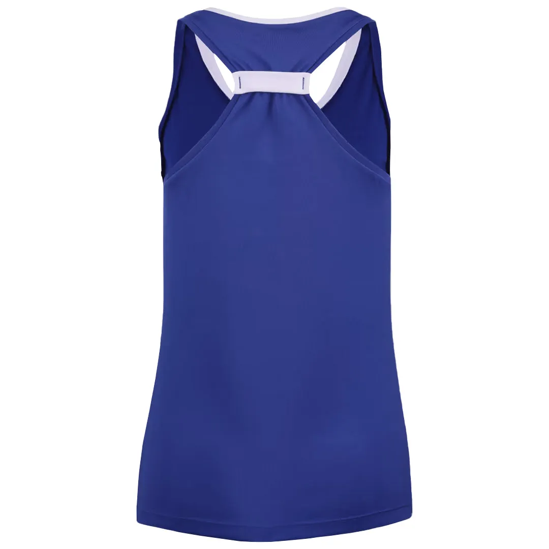 Babolat Girl's Play Tank - Dark Blue Fitted packable