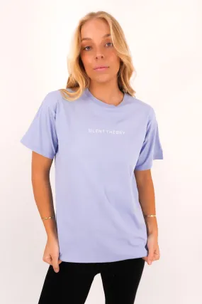 Light Comfort Style Easy Wear Style Logo Tee Light Blue