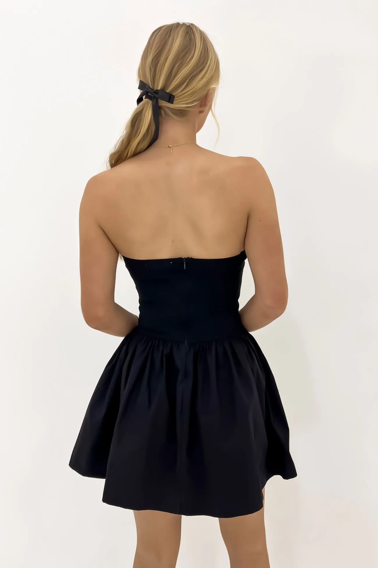 Non-Pilling Hanna Mini Dress Black