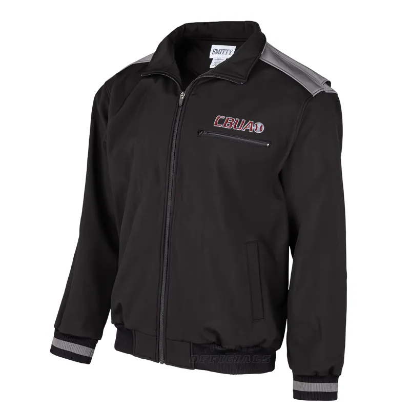 CBUAO Logo MLB Full Zip Thermal Fleece Umpire Jacket Top Guard