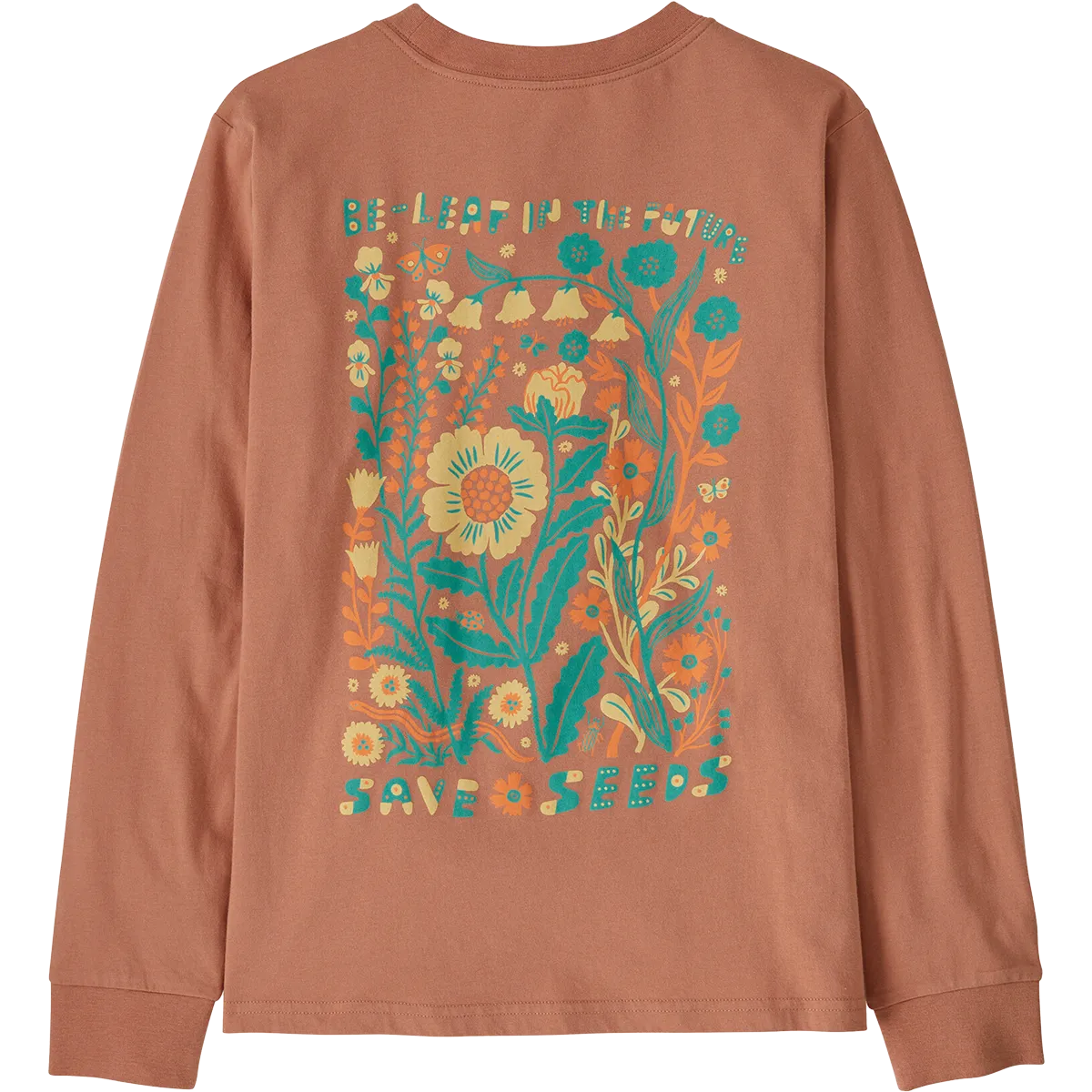 Garment Washed Finish Youth Long Sleeve Graphic T-Shirt