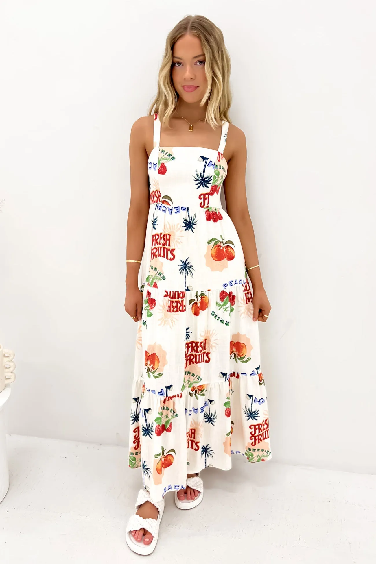 Jaylin Midi Dress Betty Comfortable Shape Straight-Cut