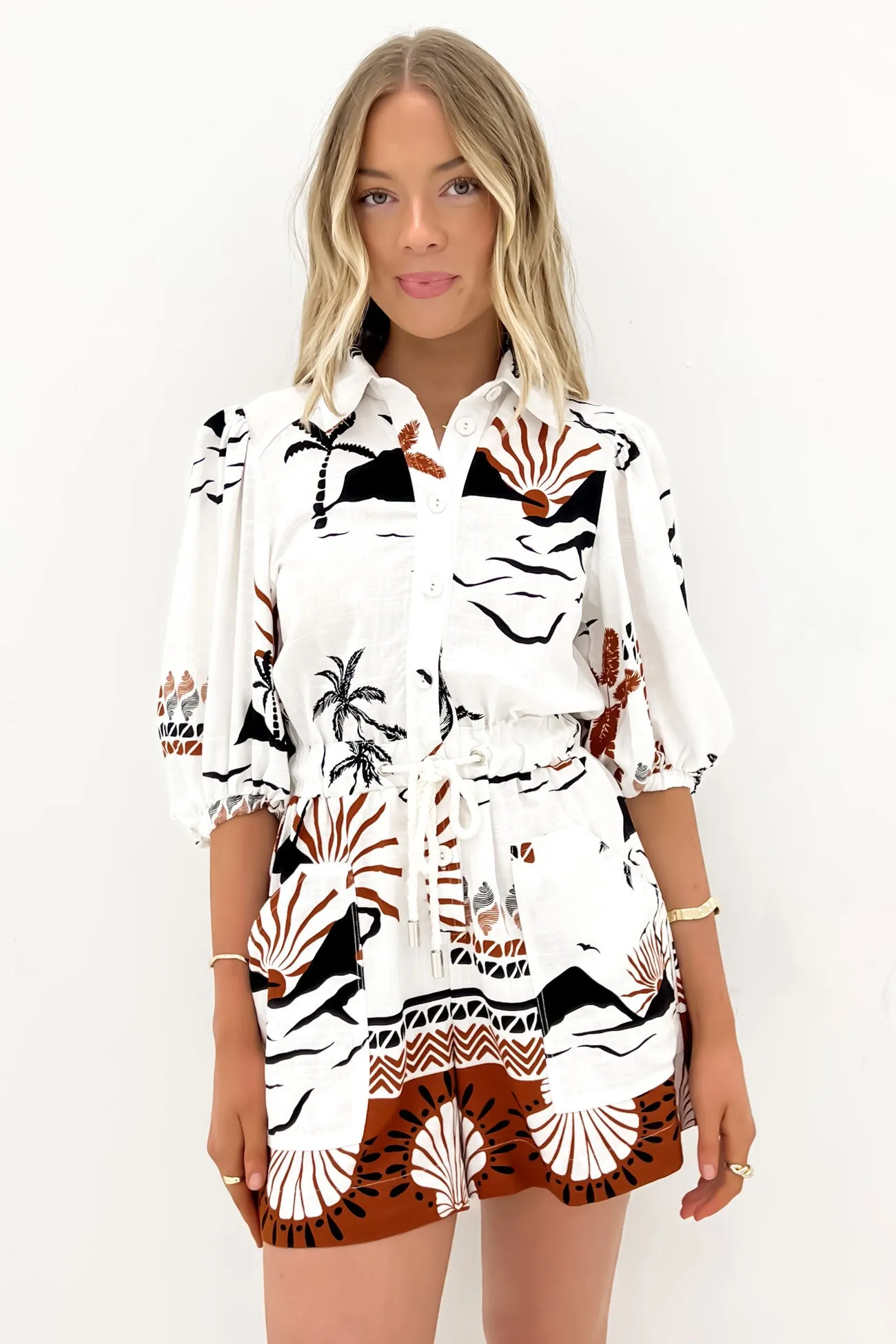 Rhiannon Playsuit Indira Flexible Soft Fancy Comfy