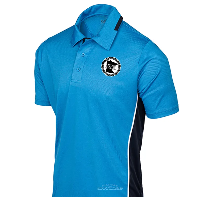Youthful Appeal Minnesota MSHSL Softball Men's Bright Blue Umpire Shirts