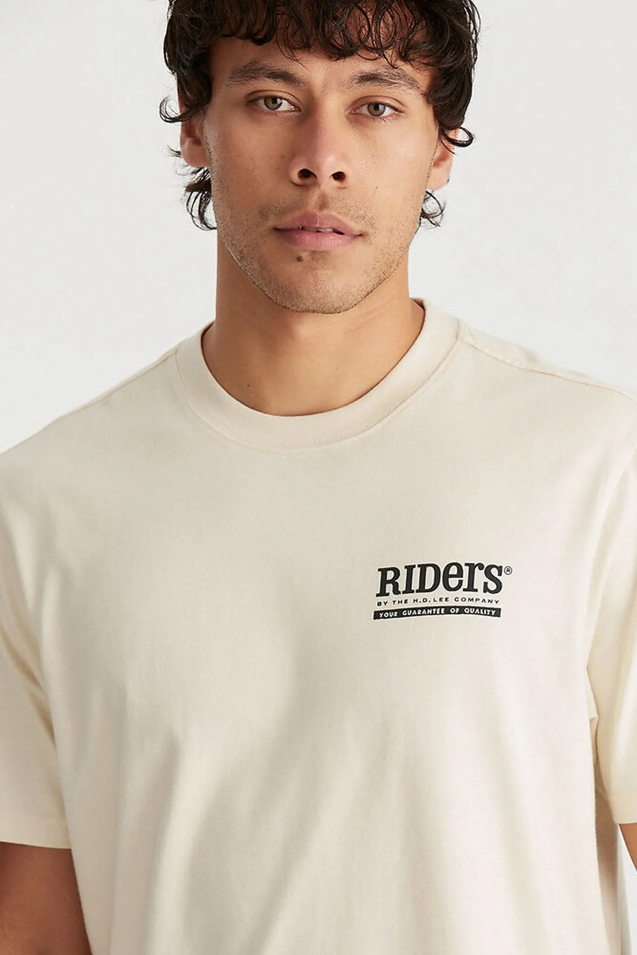 Easy-to-Style Top Elegant Quality Tee Bone White