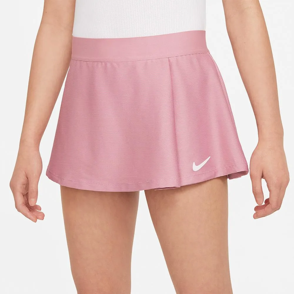 Nike Girls Victory Flouncy Skirt - Elemental Pink Corduroy Adjustable Structure