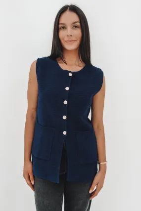 Workwear Men's Kiele Knit Vest Navy