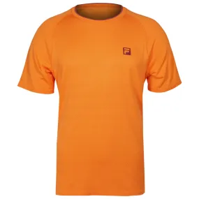 monochromatic Fila Men's Ace Seamless Crew - Orange Hook And Eye Everyday Wear