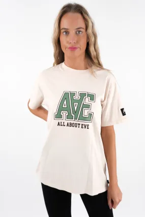Holiday Outfit Style Monogram Relaxed Tee Vanilla