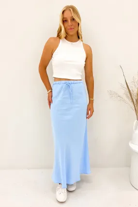 Montrose Skirt Blue Bell Aesthetic Fit Neutral Look