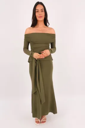 Chic Balance Light and breezy summer dress Monty Maxi Dress Olive