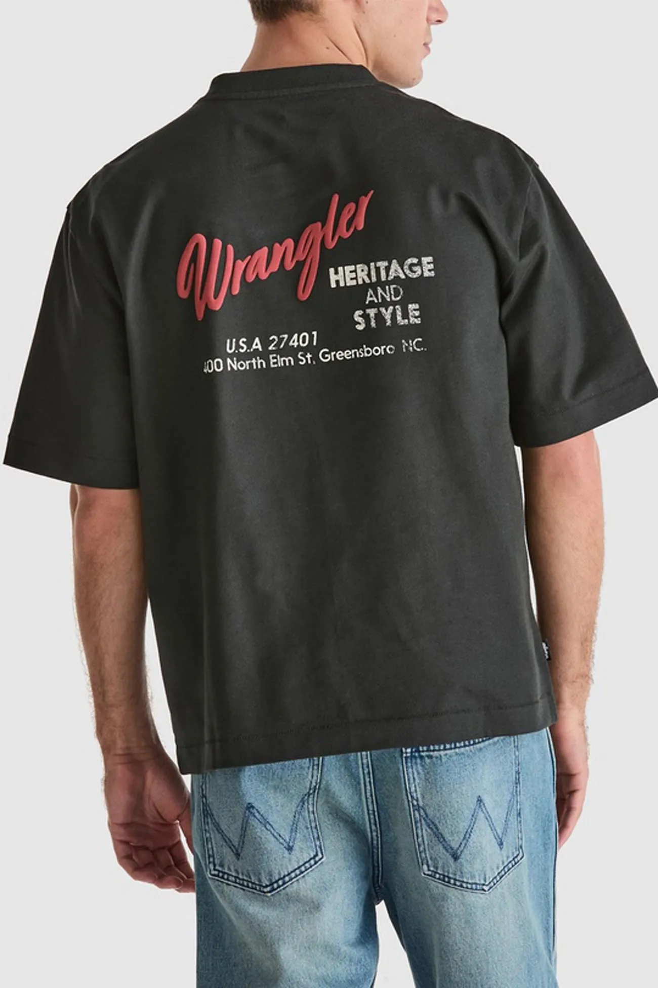 Modern Wear Motel Boxcar Tee Dark Slate