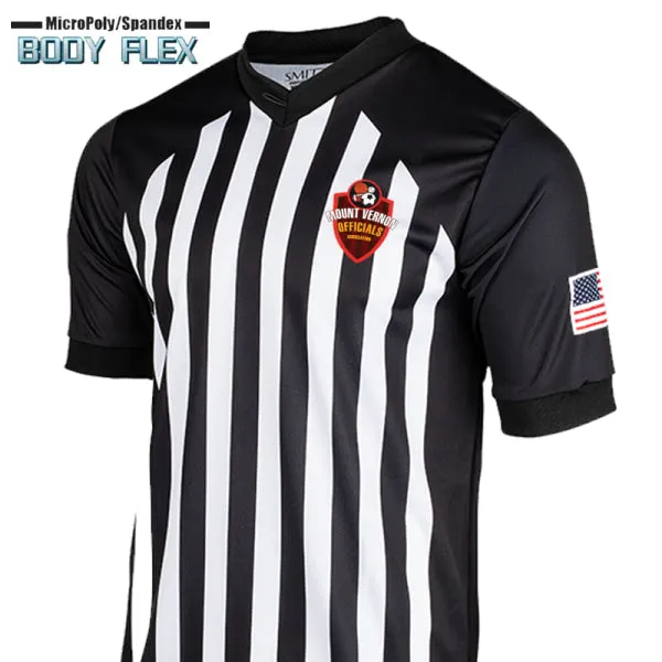 Fitted Design Mount Vernon Logo Men's Body Flex V-Neck