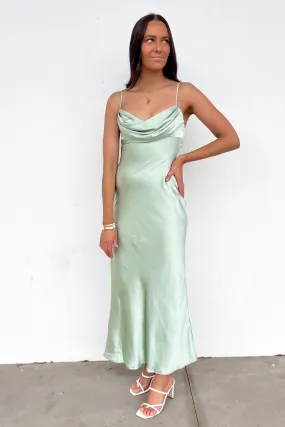 Arielle Midi Dress Sage Flattering Fit Wear Active Outfit