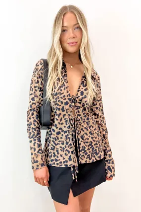 Matte Haylee Top Leopard