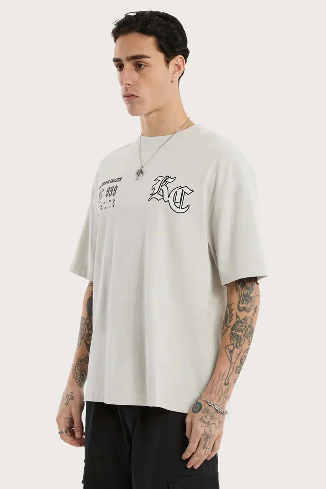 Stretch Knit Movement Street Tee Glacier Grey