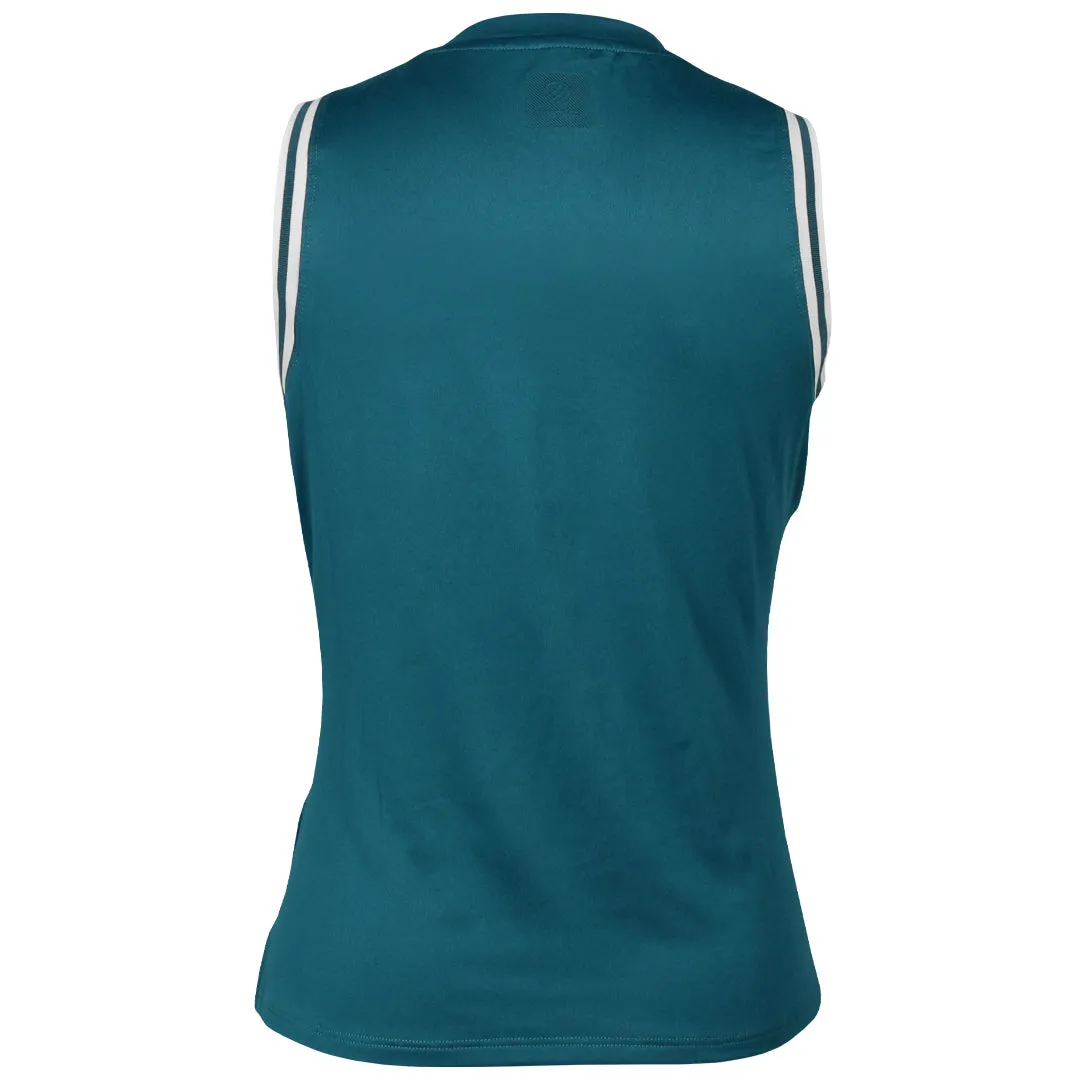 Zippers loops MPG Women's Pace Tank - Moroccan Blue Refined Craftsmanship