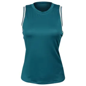 MPG Women's Pace Tank - Moroccan Blue Refined Craftsmanship Non-Stretch