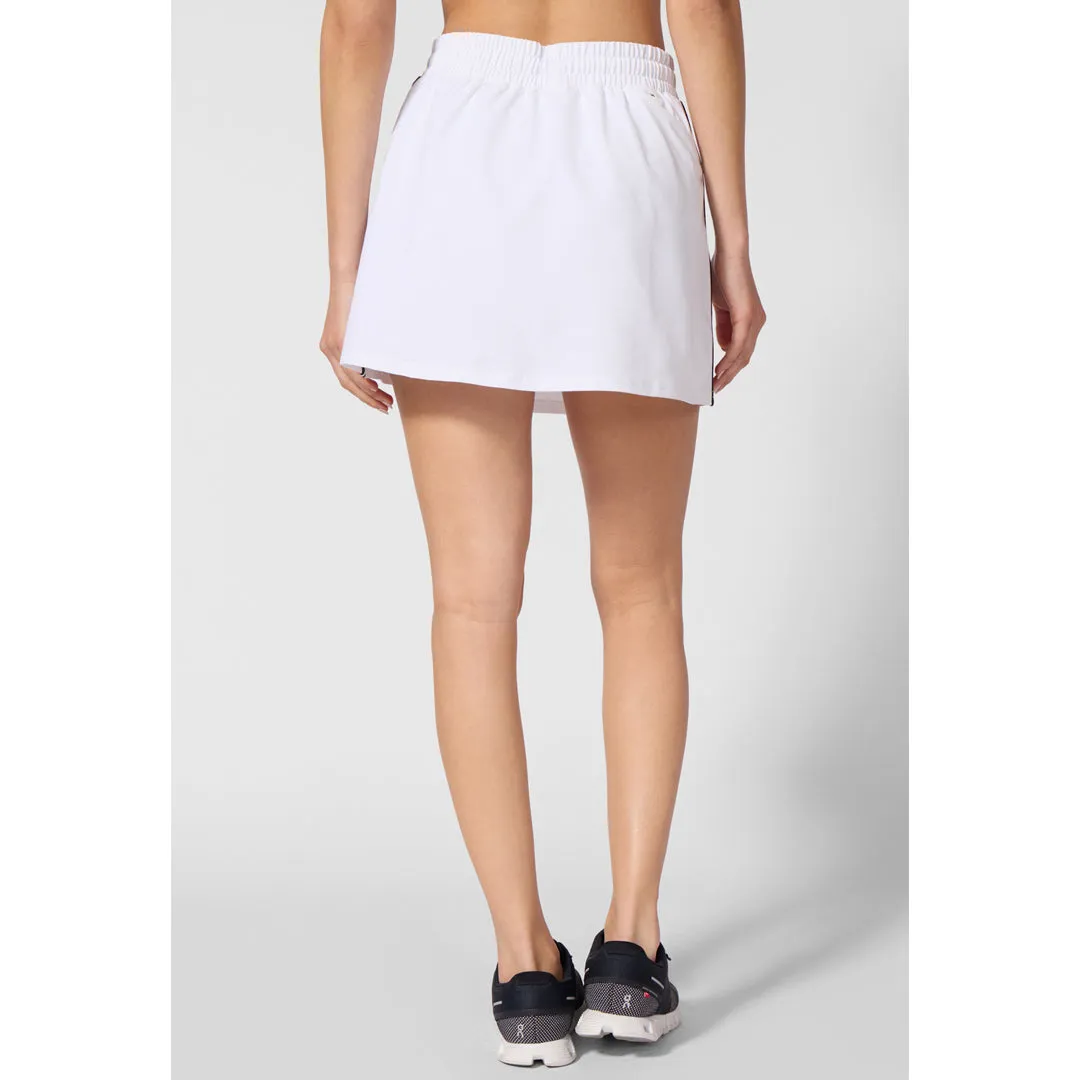 Stylish Look Drawstring MPG Women's Rove A-Line Skort - Brilliant White Luxury Design