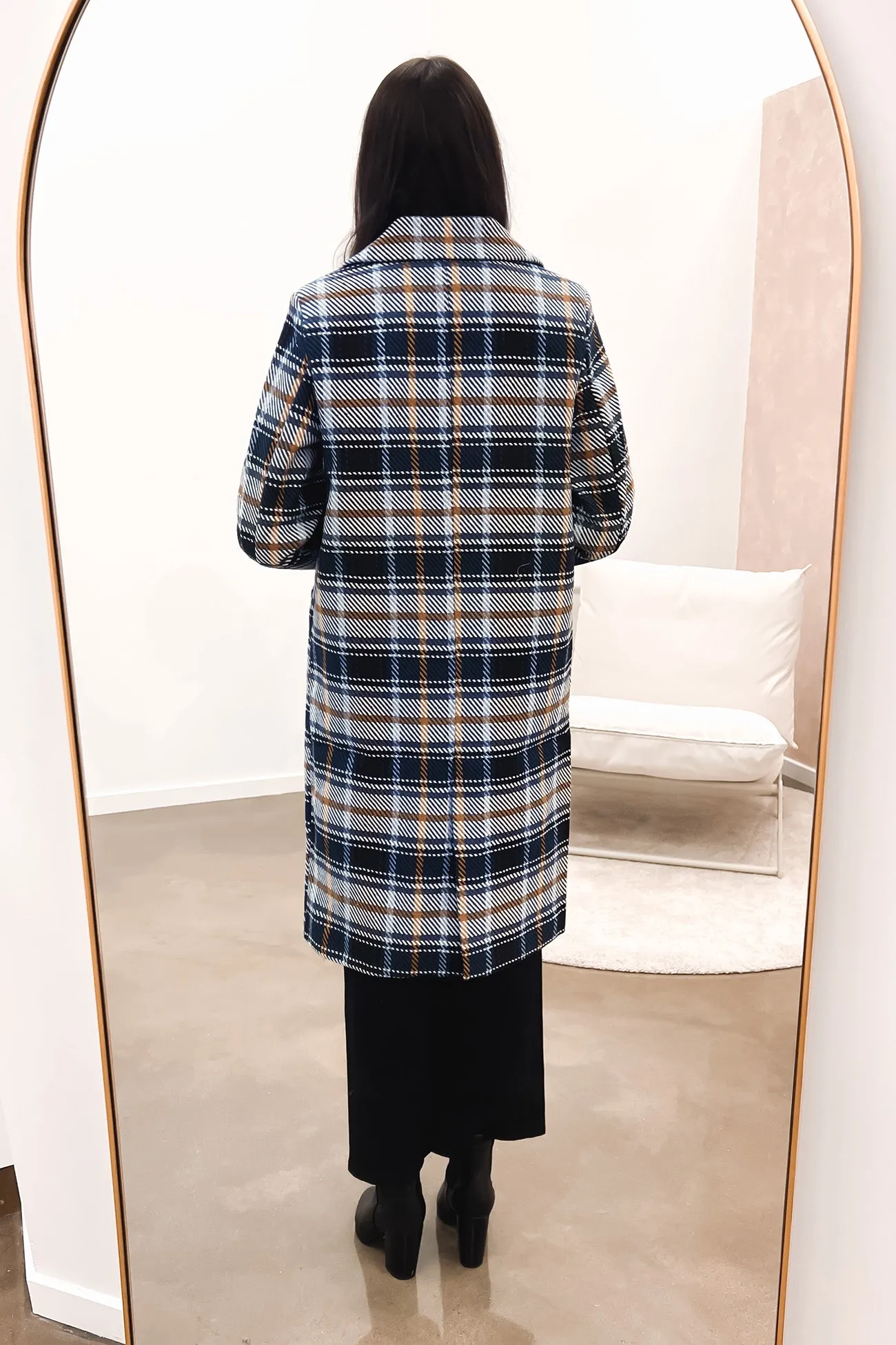Convertible Collar Style Hooded styles Daisy Coat Blue