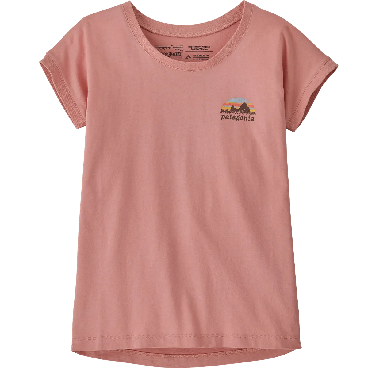 Breathable Design Youth Regenerative Organic Certified Cotton Graphic T-Shirt