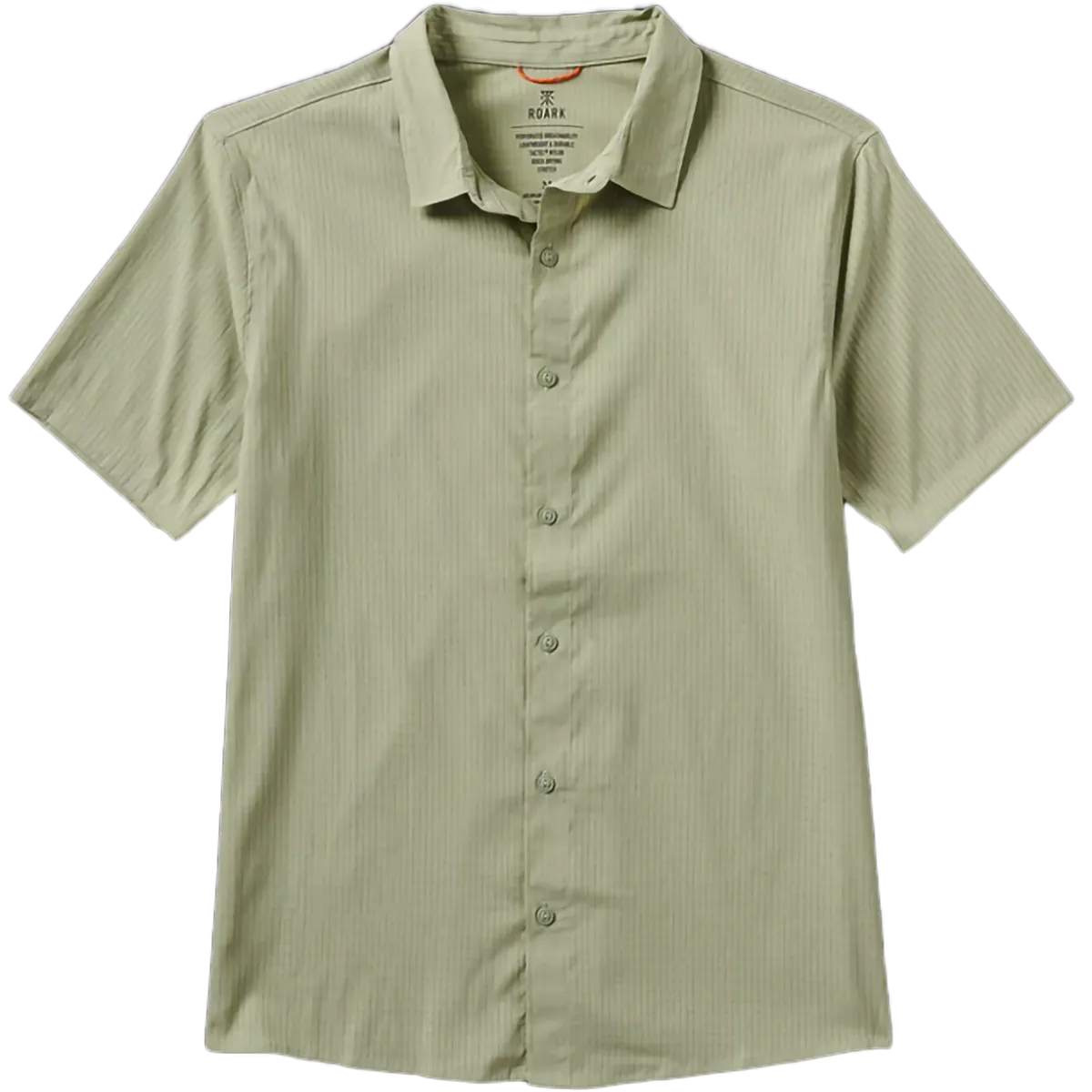 Non Irritating Label Everyday Comfort Fit Men's Bless Up Short Sleeve Breathable Stretch Shirt