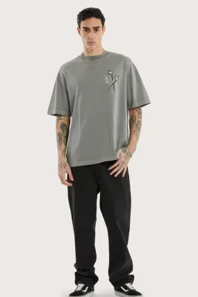 Light Design Nailed Street Tee Pigment Frost Grey