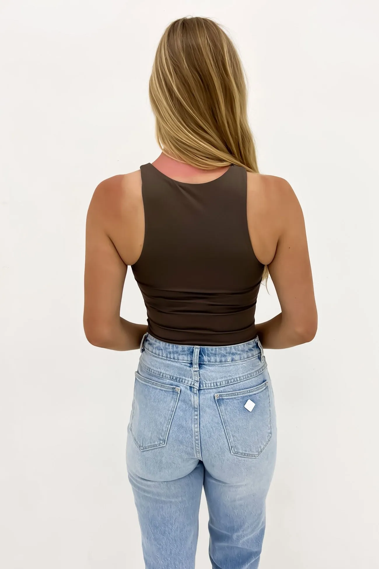 Retro Daily Festival Unisex Mimi Bodysuit Brown