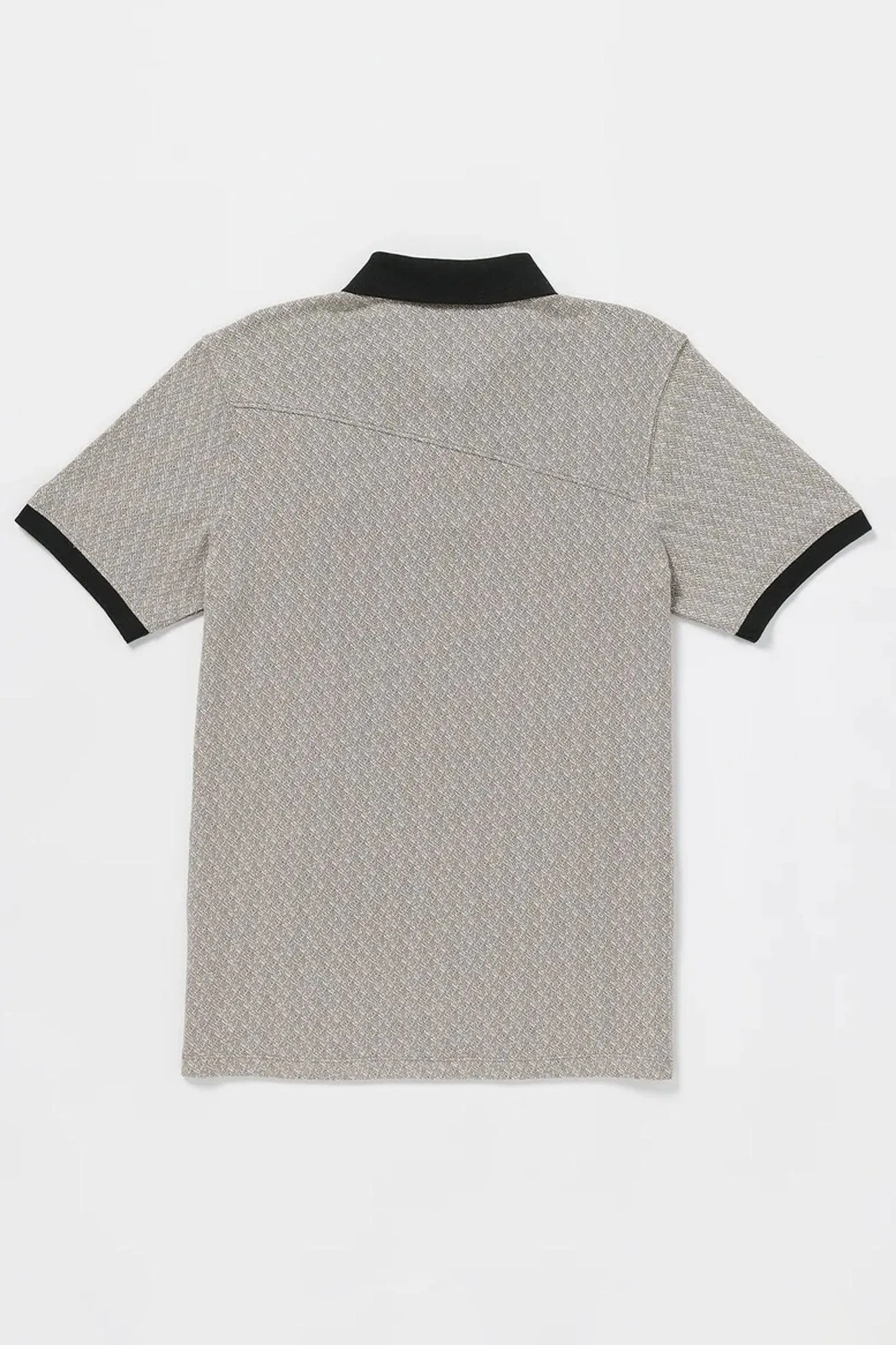 Reinforced Side Vents Athleisure Wear Natural Stone Polo Short Sleeve Teak