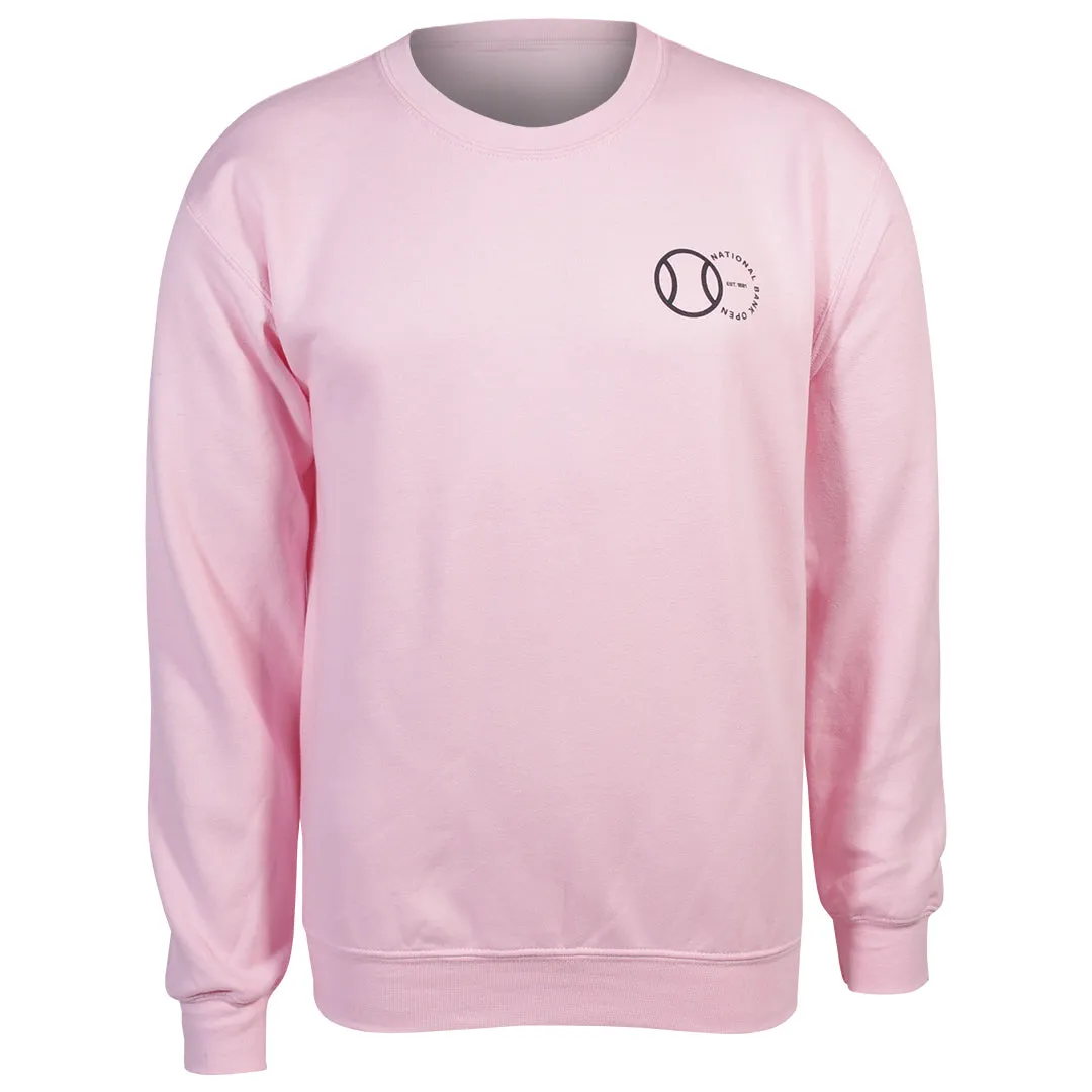 NBO Toronto Infinity Crew Sweatshirt - Pink Smooth Finish Breathable mesh lining