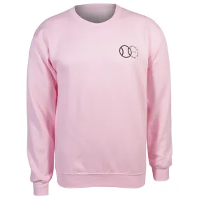 Denim NBO Toronto Infinity Crew Sweatshirt - Pink Lightweight Material