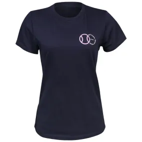 Blend Fabric NBO Toronto Women's Infinity Tee - Navy Piped edges