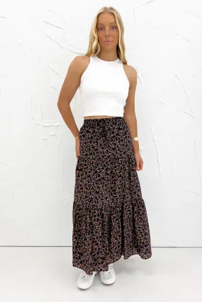 Pip Maxi Skirt Print Natural Look Smooth Layer