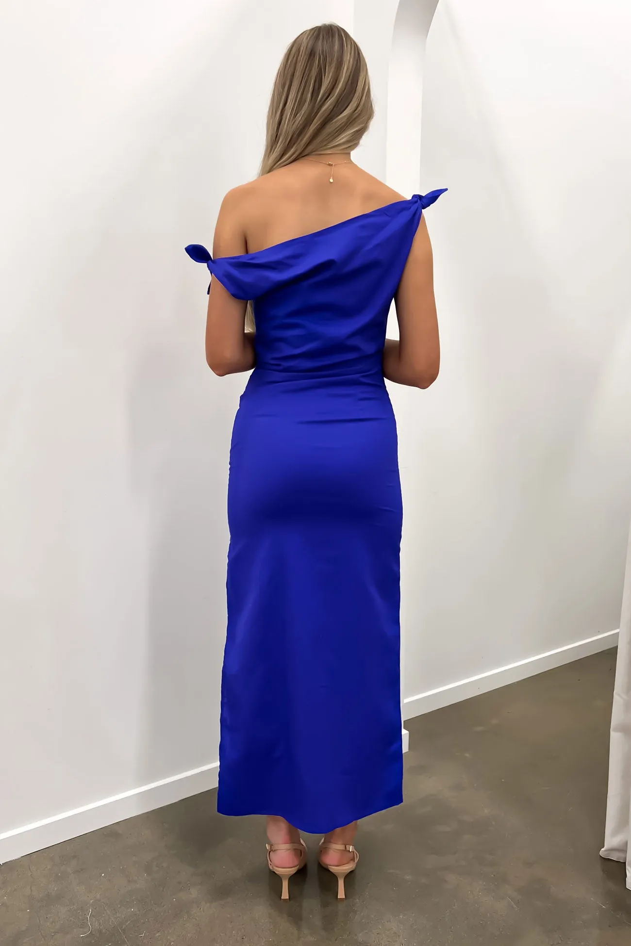 Cool Texture Neela Maxi Dress Blue