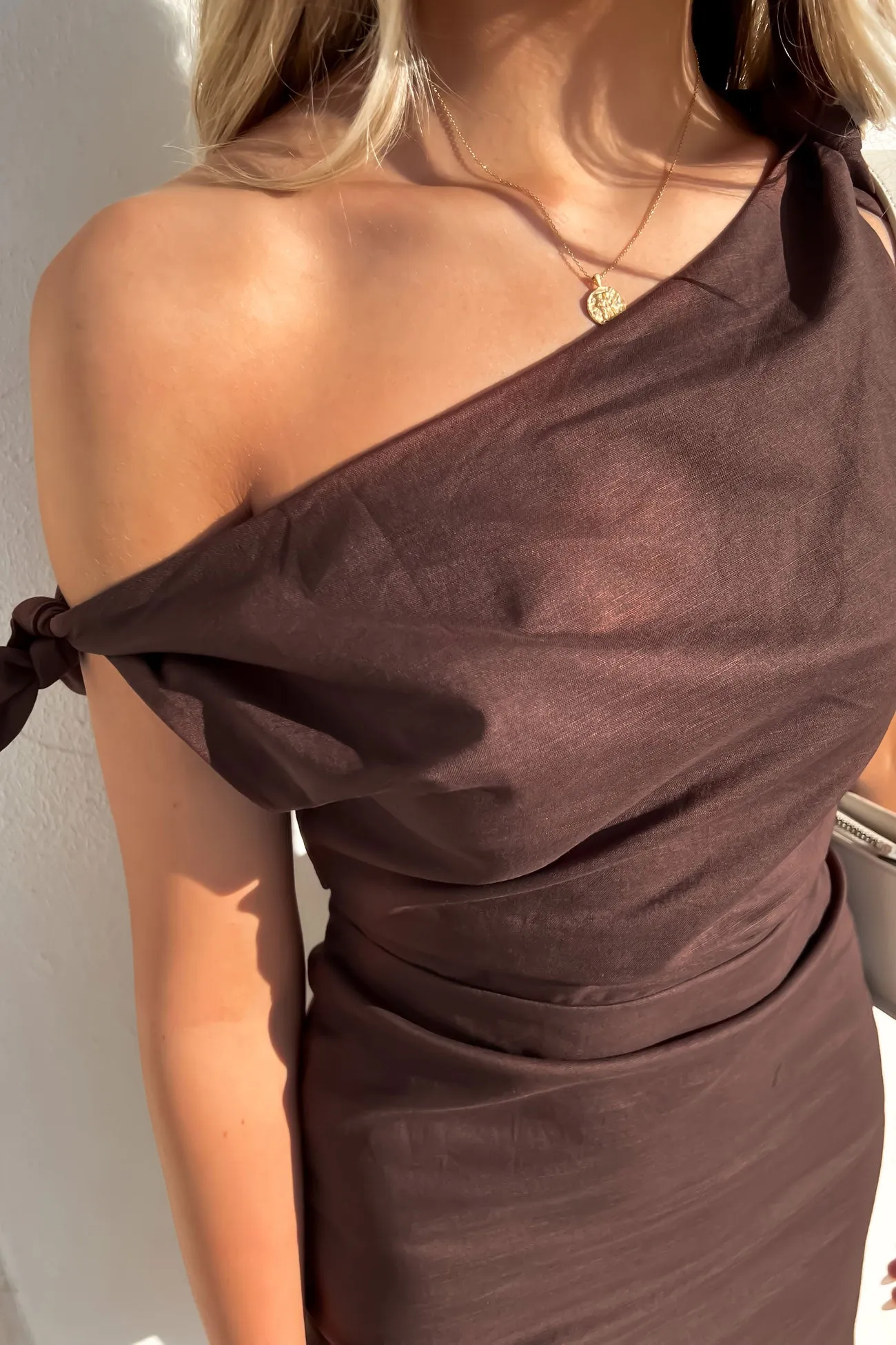 Neela Mini Dress Chocolate Smart Comfort