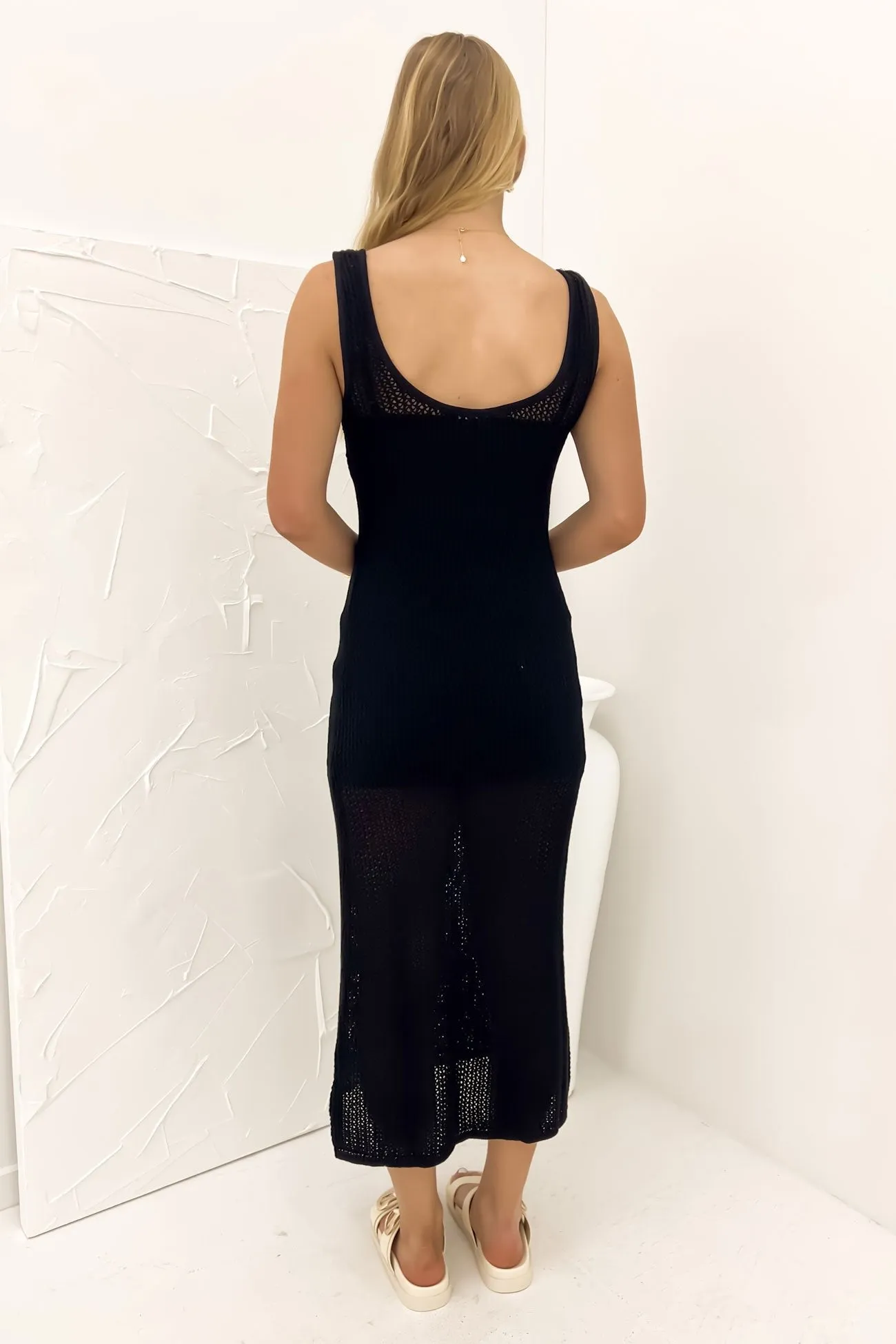 Versatile Comfort Sadie Maxi Dress Black