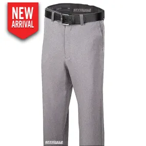 DurablePolyester New! Tapered-Fit Lightweight Heather Grey Flat Front Base Pants