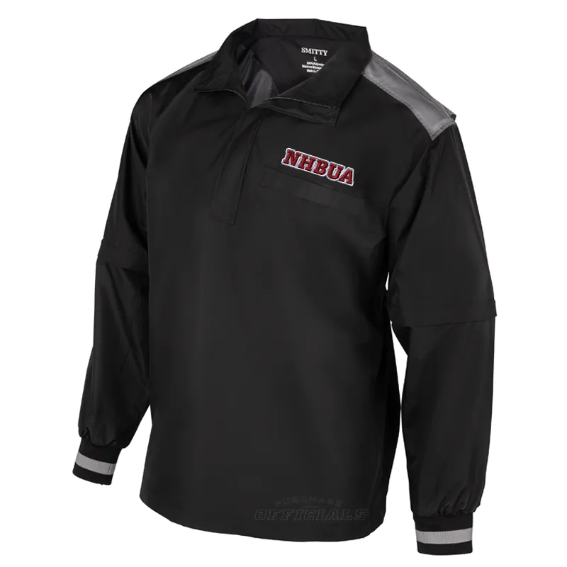 Adaptive Layering System ReversibleStyle NHBUA Logo Convertible Pullover Umpire Jacket
