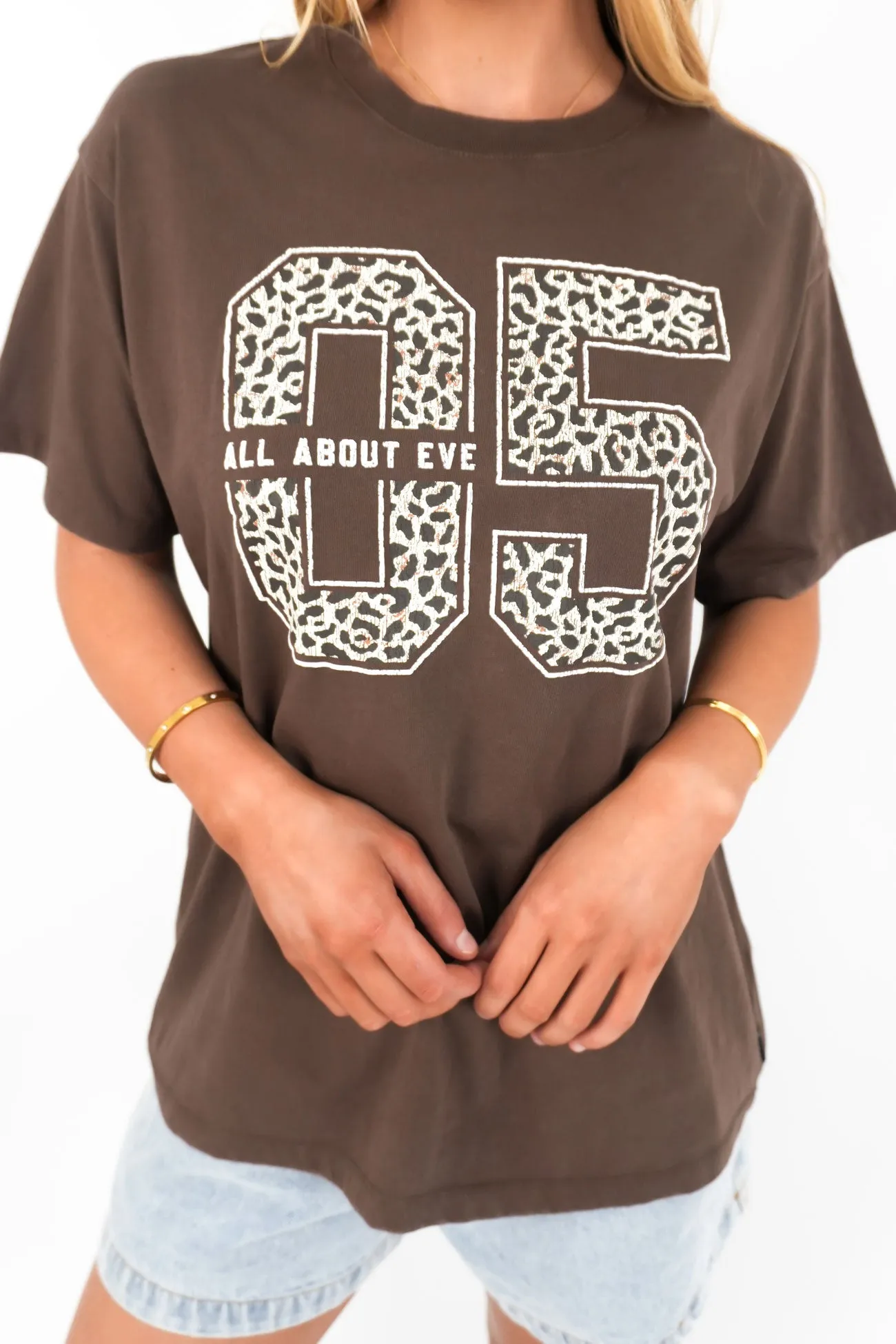Travel Comfort Nico Relaxed Tee Brown