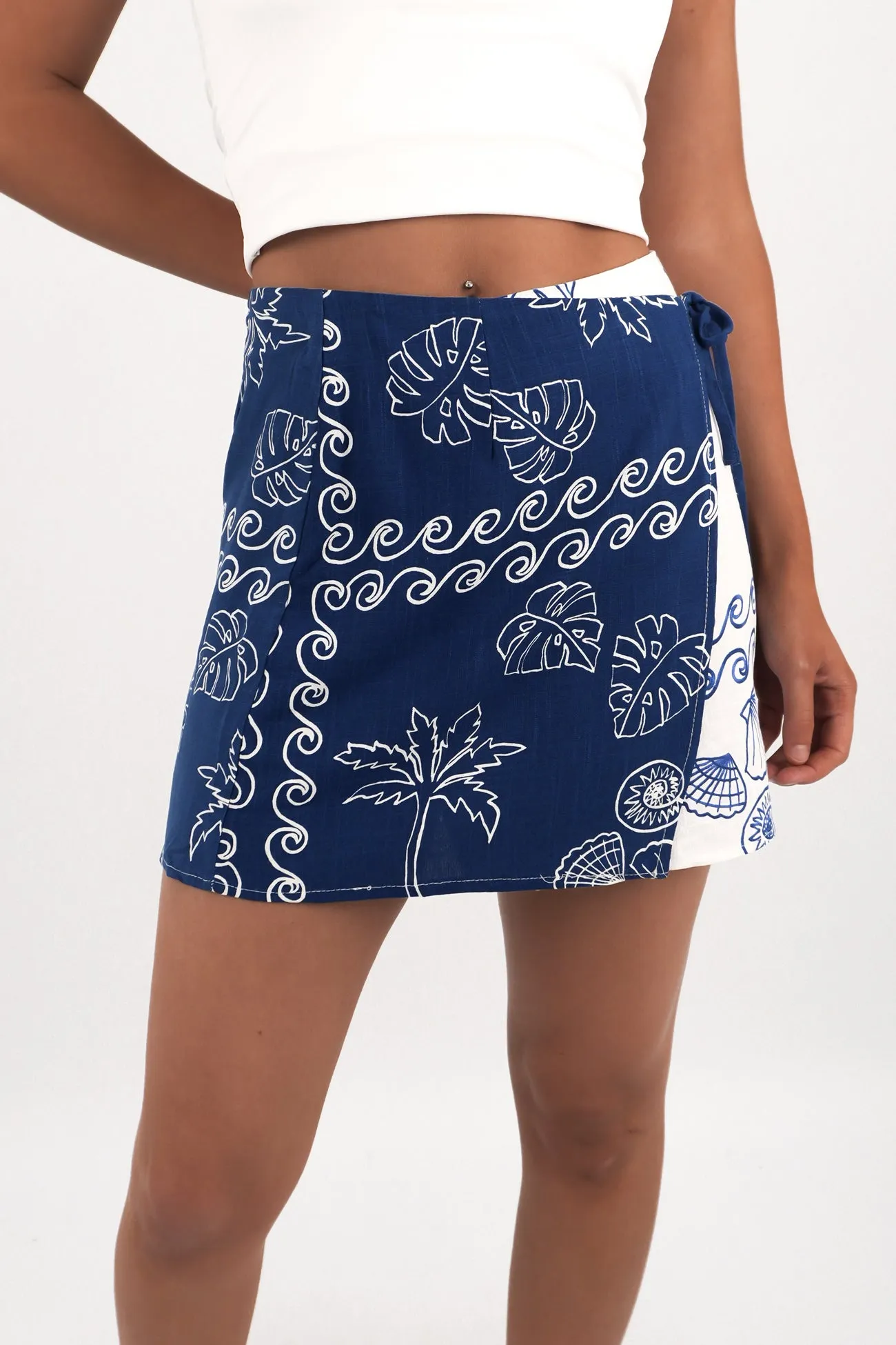 Nieve Mini Skirt Basilia Silk Touch