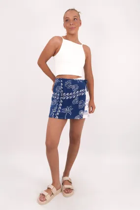 Drawstring closure Global Inspiration Nieve Mini Skirt Basilia